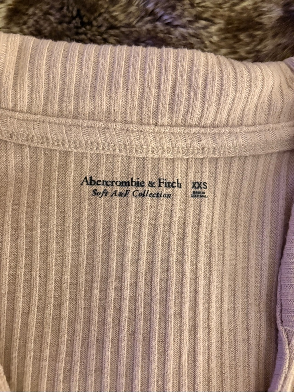 Abercrombie Ribbed Crossover Top - Picture 3 of 3